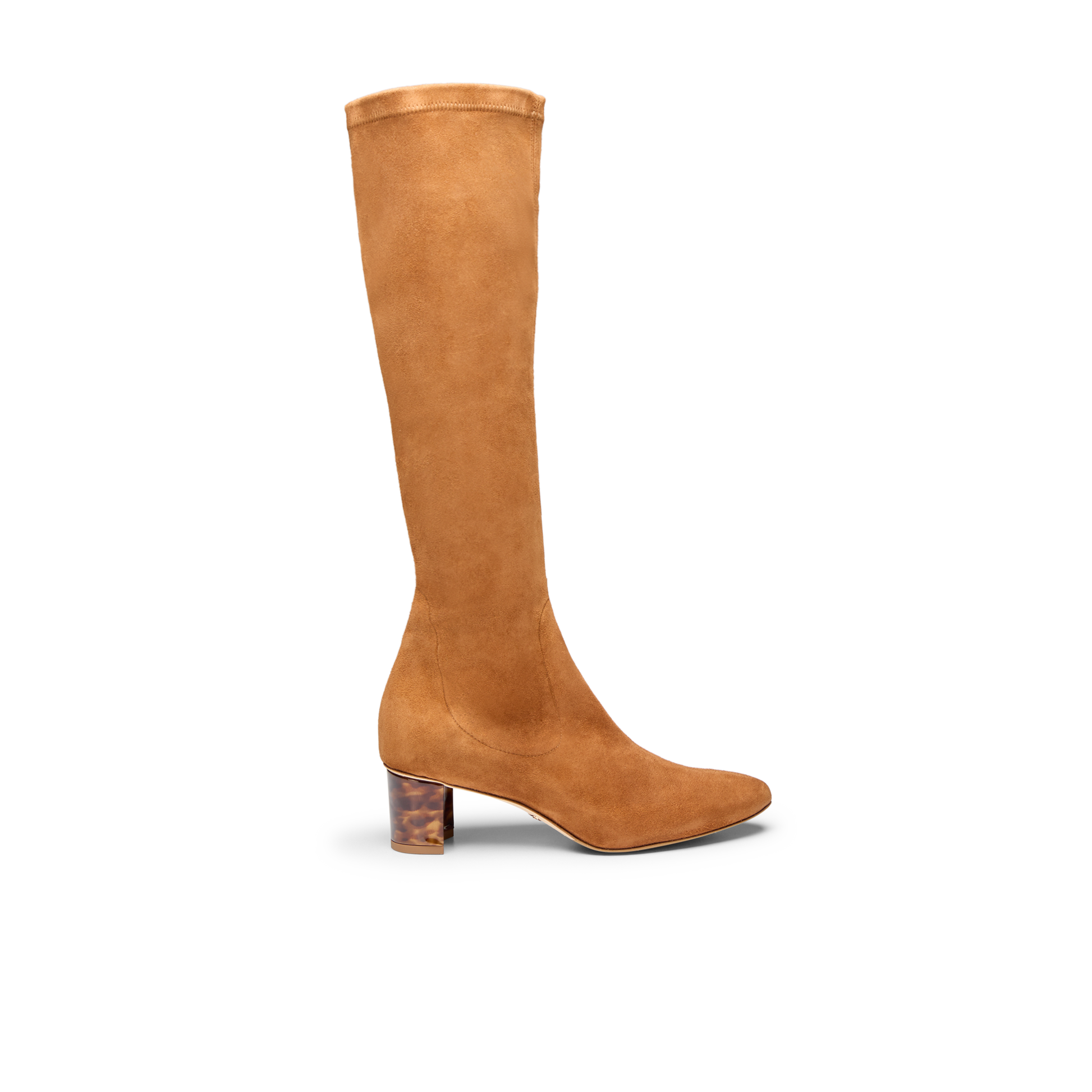 Alexandra 50 in Cognac Stretch Suede