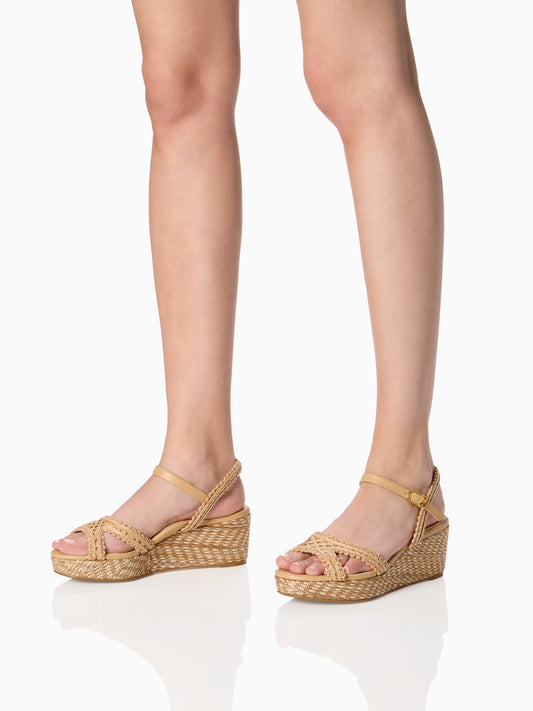 Perfect Heather 50 in Almond Raffia