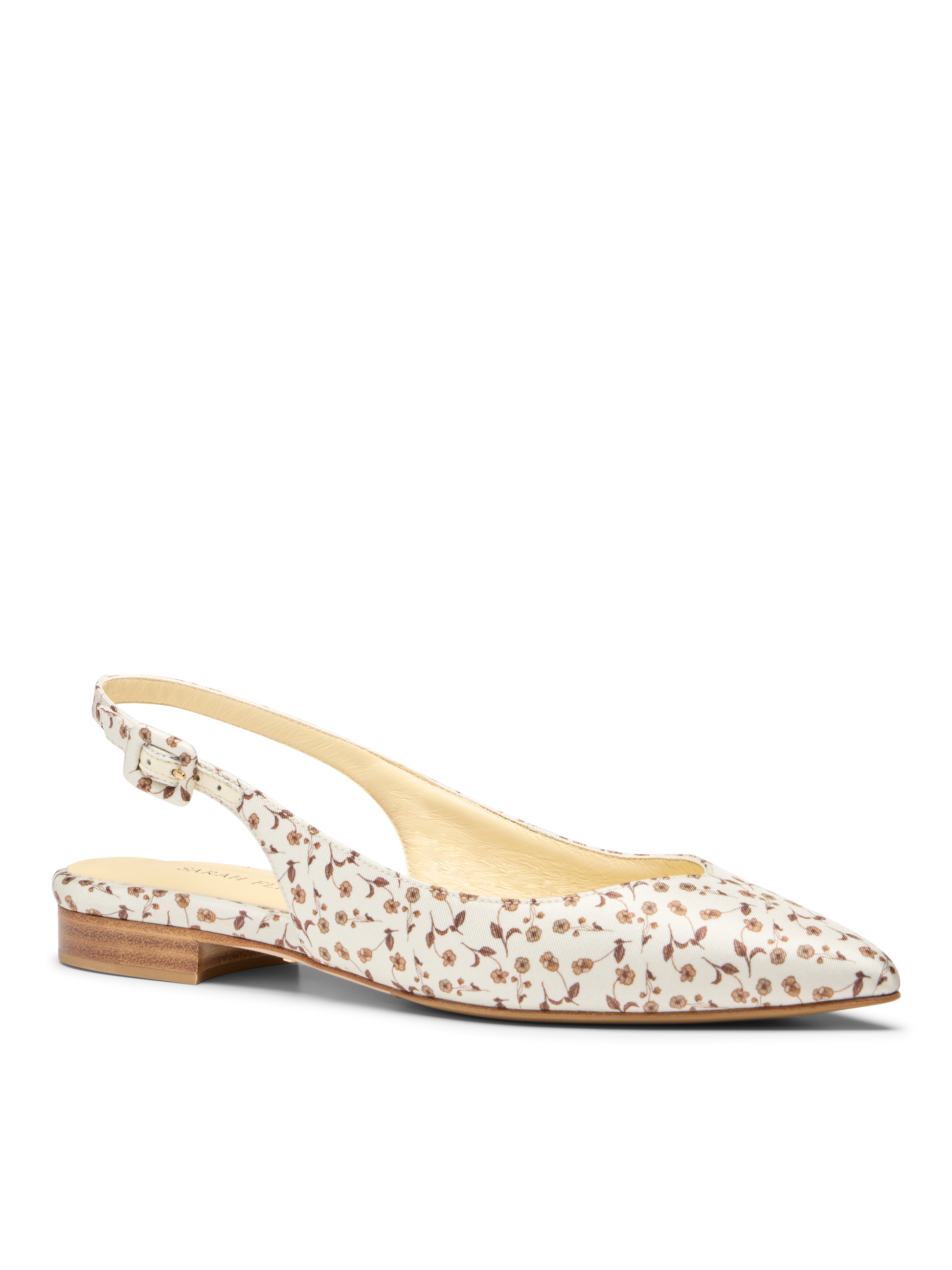 Stella in Sepia Floral Silk