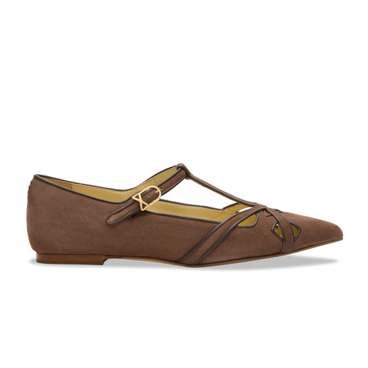 Perez in Espresso Suede