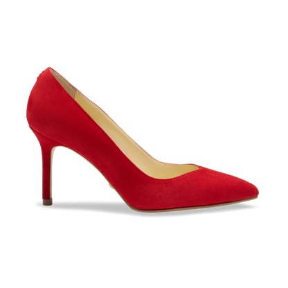 Perfect Pump 85 in Lipstick Red Suede