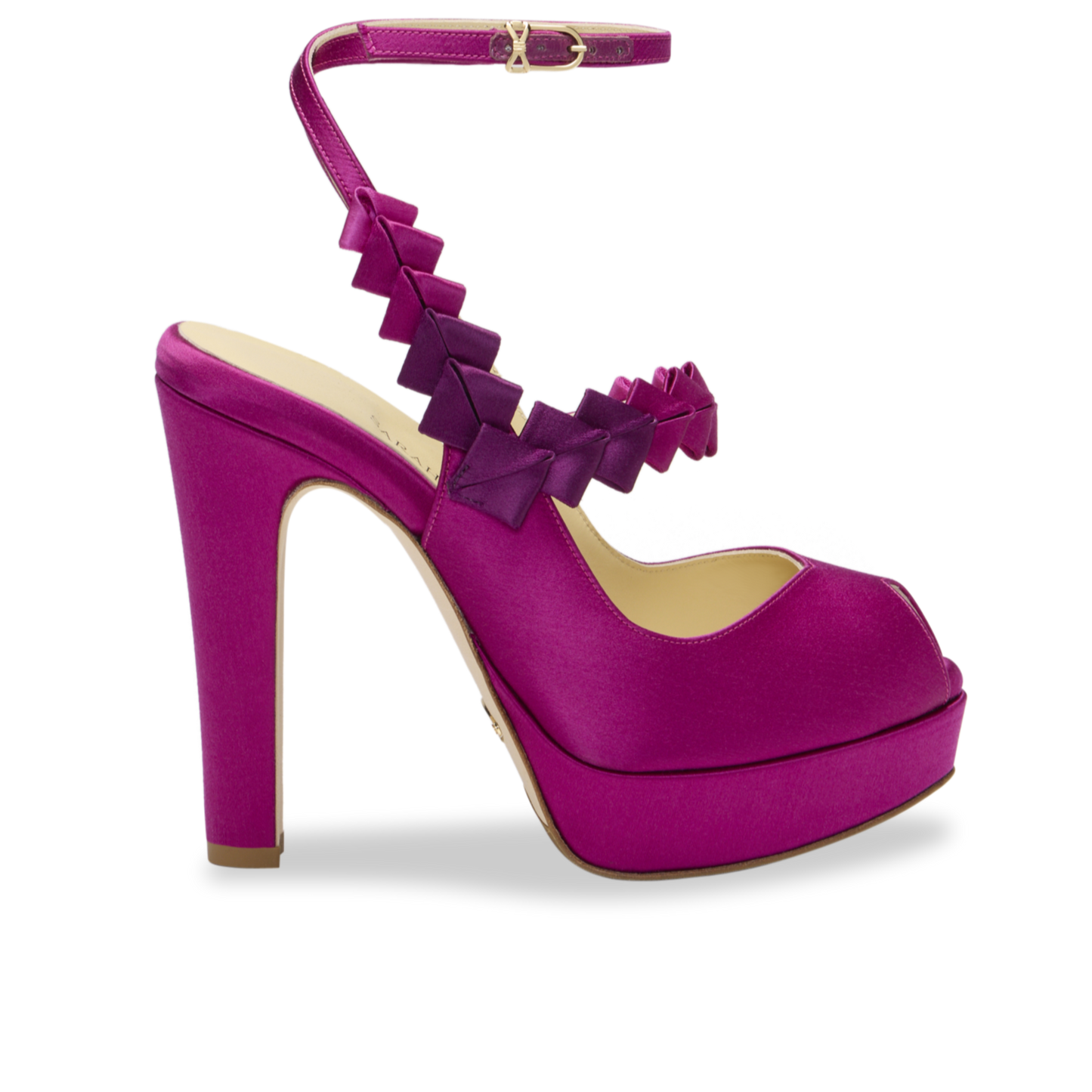 Perfect Hayworth 120 in Fuchsia Ombre Satin