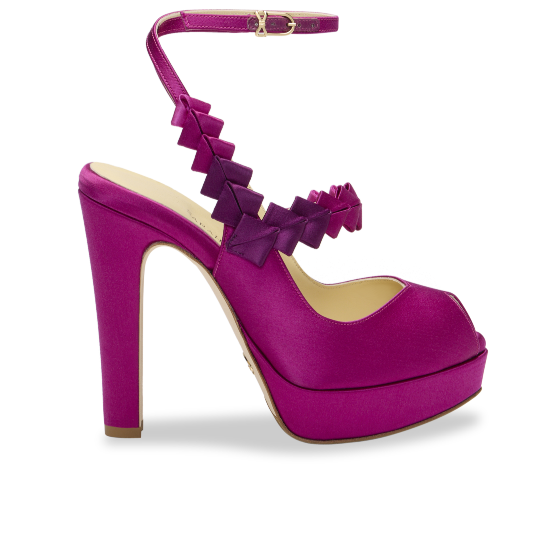 Perfect Hayworth 120 in Fuchsia Ombre Satin