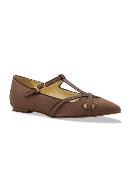 Perez in Espresso Suede