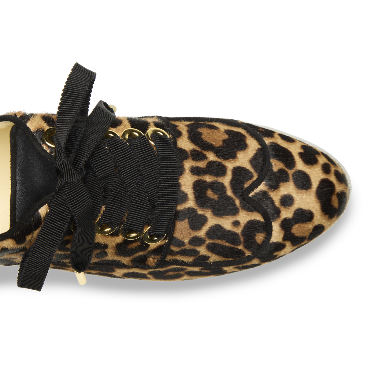 Wanderlust Oxford in Chocolate Leopard Haircalf
