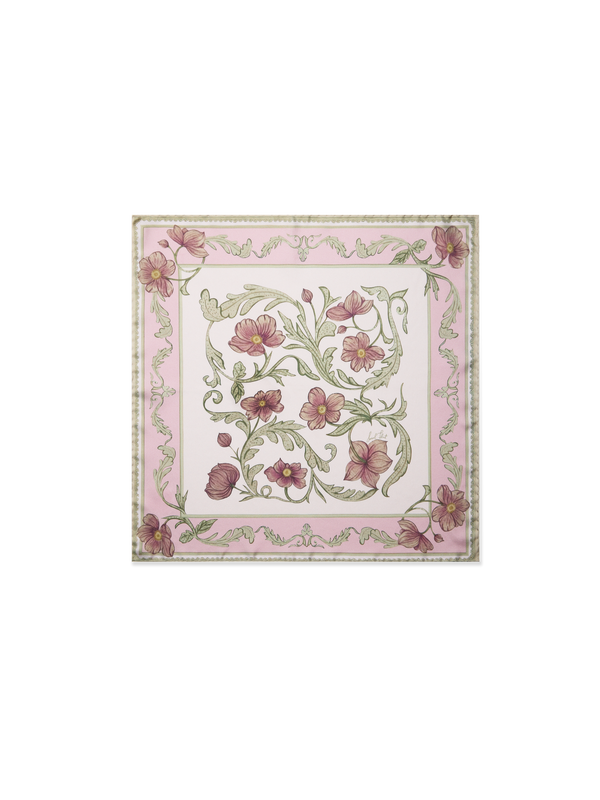 Sarah's Garden Scarf 45 in Anemone Silk