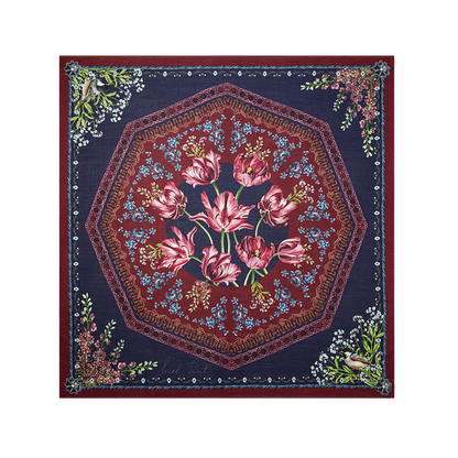 Filigree Floral Scarf 140